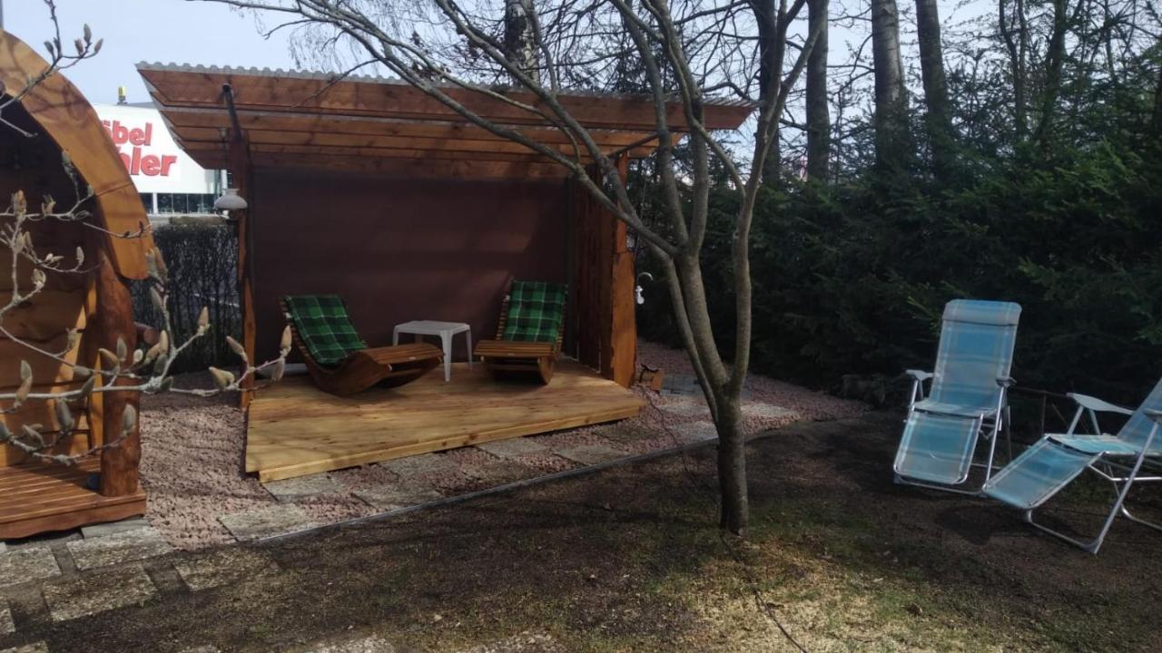 Kleines Gartenhaus Am Mahler Großschirma Extérieur photo